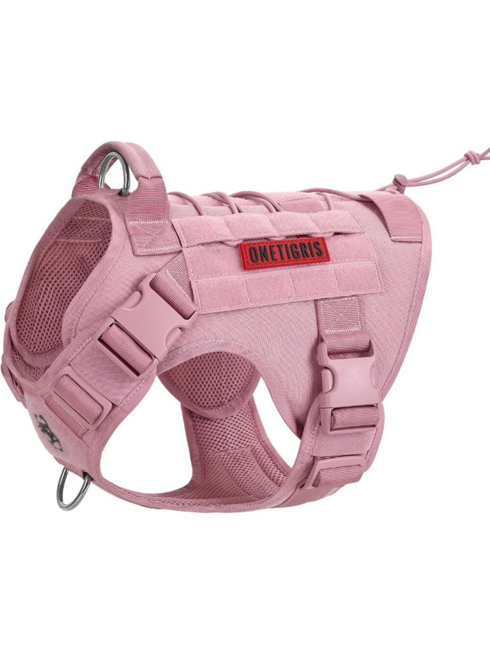 Tactical No-Pull Dog Harness Vest for Small & Medium Dogs - Adjustable & Durable